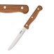 Cuchillo chuletero Olympia redondeado de madera