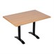 Mesa rectangular pre perforada Bolero efecto haya