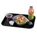 Bandeja de polipropileno de comida rápida negra Cambro de 410mm