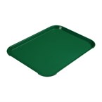 Bandeja para comida rápida de polipropileno verde de 410mm