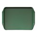 Bandeja rectangular de polipropileno de comida rápida Cambro verde con asas de 430mm