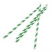 Canutillos de papel Fiesta Green biodegradables color verde a rayas
