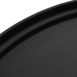 Bandeja Cambro Camtread negra ovalada de fibra de vidrio antideslizante