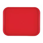 Bandeja Cambro de polipropileno roja de 410mm