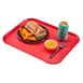 Bandeja Cambro de polipropileno roja de 410mm