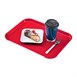 Bandeja Cambro de polipropileno roja de 410mm