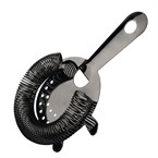 Colador coctelería Olympia Hawthorne 4 apoyos acero inoxidable oscuro