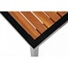 Silla de acero y madera acacia Bolero (Caja 4)