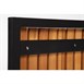 Silla de acero y madera acacia Bolero (Caja 4)