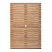 Mesa rectangular de madera de acacia y acero de 1200mm