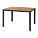 Mesa rectangular de madera de acacia y acero de 1200mm