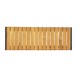 Bancos rectangulares de acero y madera de acacia de 1000mm (Pack de 2)