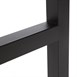 Mesa cuadrada para bar de acero y madera de acacia Bolero de 600mm