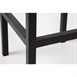 Taburetes de bar negros de acero y madera de acacia (Pa ck de 2)