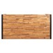 Mesa rectangular industrial de madera de acacia y acero Bolero de 1800mm