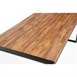 Mesa rectangular industrial de madera de acacia y acero Bolero de 1800mm
