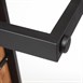 Banco industrial de acero y madera de acacia Bolero de 1600mm (Pack de 2)