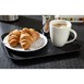 Bandeja rectangular de fibra de vidrio negra Cambro antideslizante de 350mm