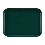 Bandeja verde Cambro rectangular de fibra de vidrio antideslizante de 415mm
