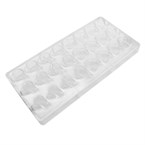 Moldes para chocolate Schneider con forma de corazones