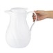 Jarra isotérmica Olympia de 2Ltr diseño blanco en espiral