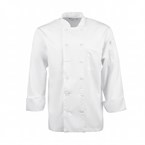 Casaca de chef Calgary Chefworks unisex blanca Cool Vent.