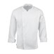 Casaca Chefworks Hartford Urban ligera con cremallera color blanco