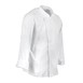 Casaca Chefworks Hartford Urban ligera con cremallera color blanco