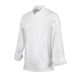 Casaca Chefworks Hartford Urban ligera con cremallera color blanco