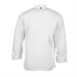 Casaca Chefworks Hartford Urban ligera con cremallera color blanco