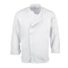 Casaca Chefworks Hartford Urban ligera con cremallera color blanco