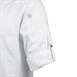 Casaca Chefworks Hartford Urban ligera con cremallera color blanco