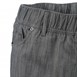Pantalón para chef Chefworks Urban blanco y negro de raya fina