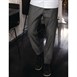 Pantalón para chef Chefworks Urban blanco y negro de raya fina