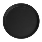 Bandeja Cambro Camtread antideslizante redonda negra de fibra de vidrio