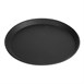 Bandeja Cambro Camtread antideslizante redonda negra de fibra de vidrio