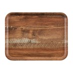 Bandeja laminada Cambro Madeira de roble marrón