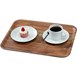 Bandeja laminada Cambro Madeira de roble marrón