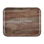 Bandeja laminada Cambro Madeira - 330x430mm roble oscuro