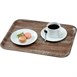 Bandeja laminada Cambro Madeira - 330x430mm roble oscuro