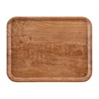 Bandeja laminada Cambro Madeira marrón oliva