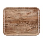 Bandeja laminada Cambro Madeira - 360x460mm marrón oliva claro