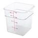 Recipiente de almacenaje cuadrado de policarbonato Cambro 3,8Ltr