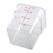 Recipiente de almacenaje cuadrado de policarbonato Cambro 3,8Ltr