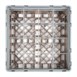Bandeja Cambro Cam de 16 compartimentos de vidrio color beige de altura máxima de 133mm
