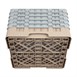 Bandeja Cambro Cam de 16 compartimentos de vidrio color beige de altura máxima de 257mm