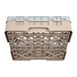 Bandeja Cambro Cam de 25 compartimentos de vidrio color beige de altura máxima de 92mm
