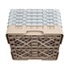 Bandeja Cambro Cam de 25 compartimentos de vidrio color beige de altura máxima de 257mm