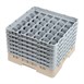 Bandeja Cambro Cam de 36 compartimentos de vidrio color beige de altura máxima de 298mm