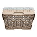 Bandeja Cambro Cam de 49 compartimentos de vidrio color beige de altura máxima de 92mm